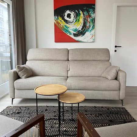 Apartment Dzee Frontaal Zeezicht En Gratis Parking Koksijde